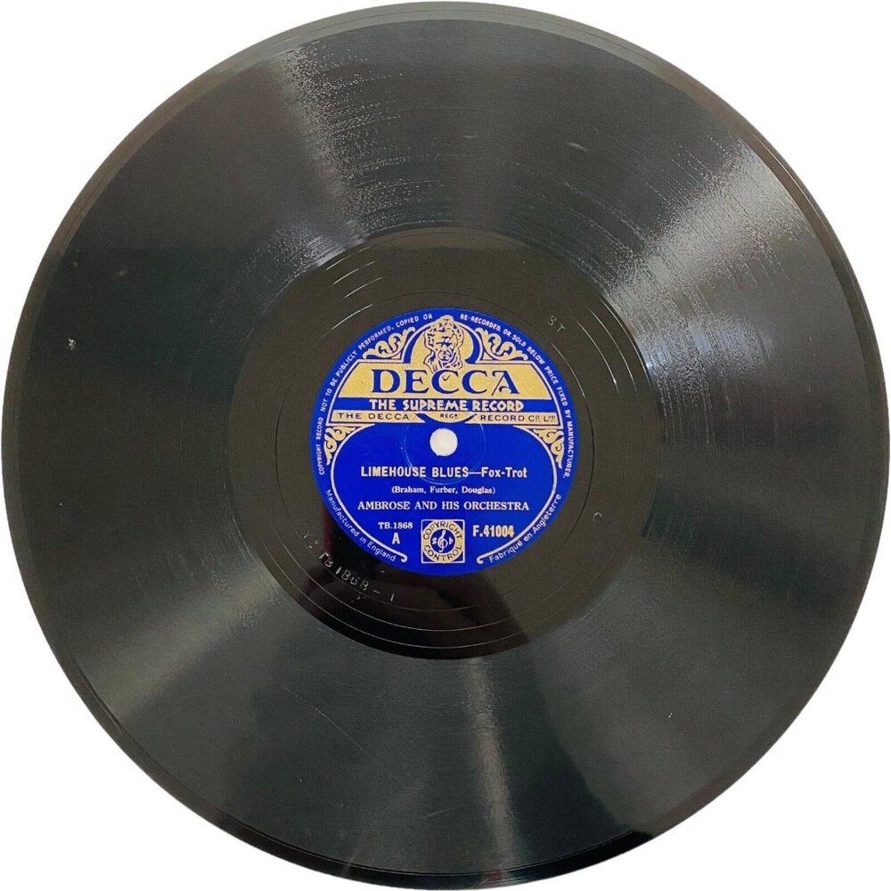 Ambrose and His Orchestra - Limehouse Blues / Dodging a Divorcee - F.41004 Decca